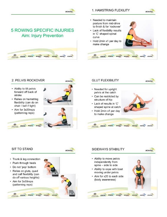 Exercises to Prevent Rowing Injuries